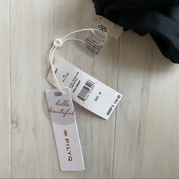 NWT PQ Chiani One Shoulder black One-Piece Suit - Picture 5 of 7